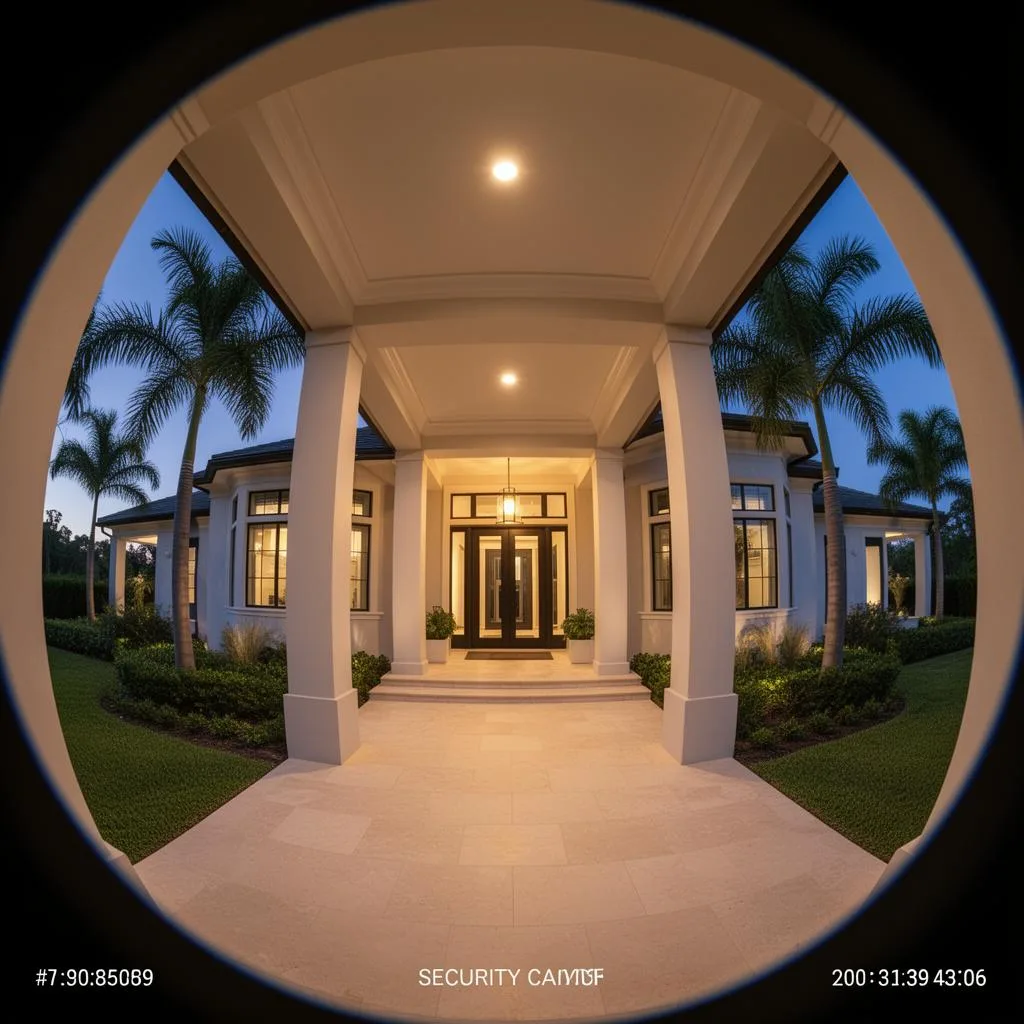 Front porch camera feed